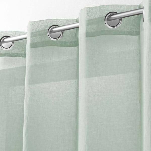 Tenda verde chiaro 140x240 cm Telma - douceur d'intérieur-image-1