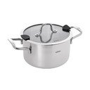 Casseruola in acciaio inox con coperchio incluso 6,2 l Venice – Orion