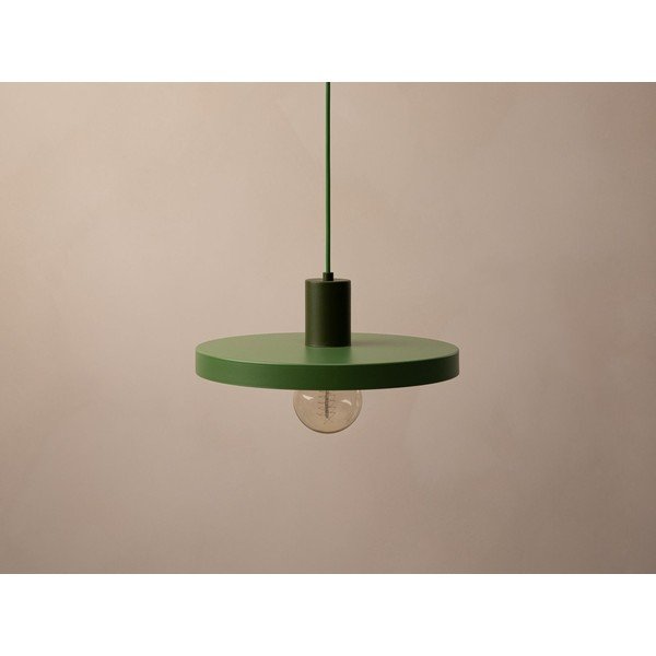 Lampadario verde in metallo ø 30 cm Ori – Micadoni -image-3