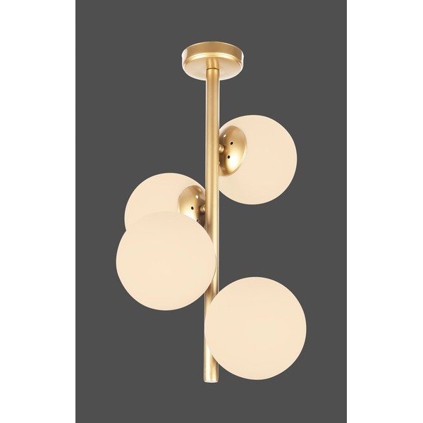 Lampada a sospensione di colore oro , altezza 53 cm Owl - Squid Lighting-image-1