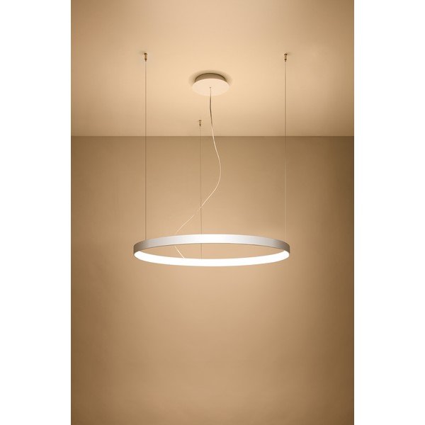 Apparecchio a sospensione bianco , ø 80 cm Ganica - Sollux-image-2