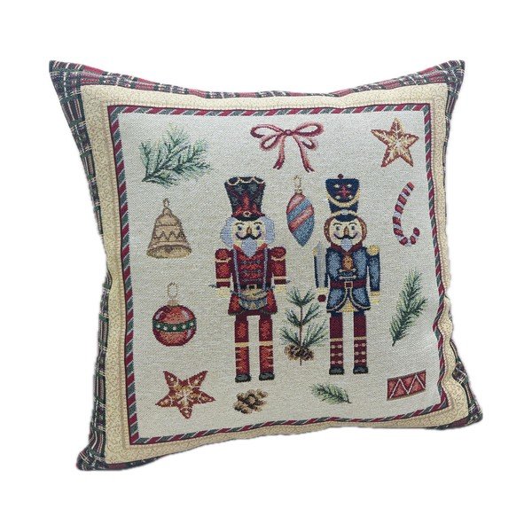 Federa decorativa a tema natalizio 45x45 cm Toy Soldier – Bizzotto
