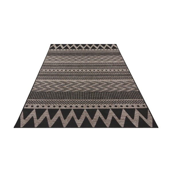 Tappeto per esterni nero e beige , 70 x 140 cm Sidon - NORTHRUGS-image-1