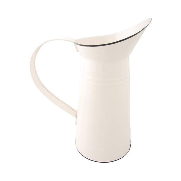 Bílý džbánek Esschert Design Garden, 1.5 l