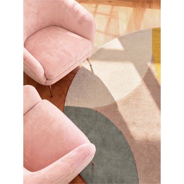 Tappeto rotondo in lana tessuto a mano ø 200 cm Westminster Cecil – Ted Baker-image-3
