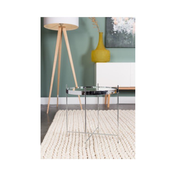 Tavolo pieghevole in argento Cupid - Zuiver-image-1