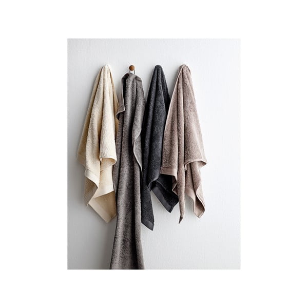 Asciugamano tipo terry marrone in cotone 30x30 cm Comfort – Södahl-image-3