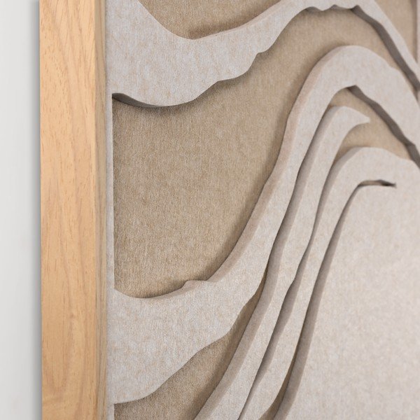 Dipinto in 3D con cornice inclusa/fonoassorbente 62x62 cm Sacred Silence 2 – Malerifabrikken-image-4