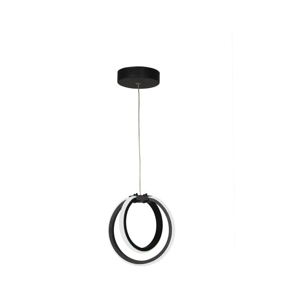 Lampadario LED nero in metallo ø 25 cm Sezen – Squid Lighting