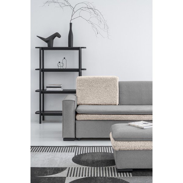 Divano letto grigio 235 cm - Miuform-image-3