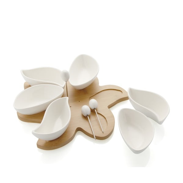 Ciotola da portata Tranches, 23,5 x 26 cm Hors D'Ouvre - Brandani-image-1