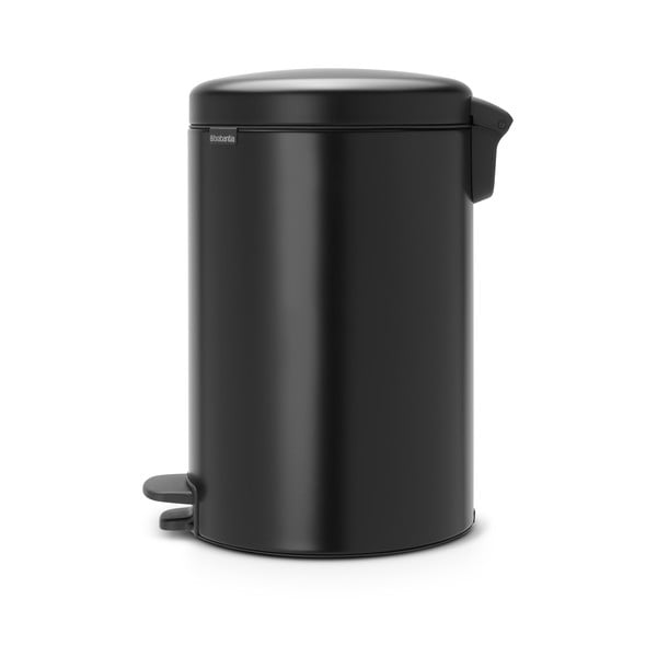 Bidone in acciaio nero opaco 30 l NewIcon - Brabantia