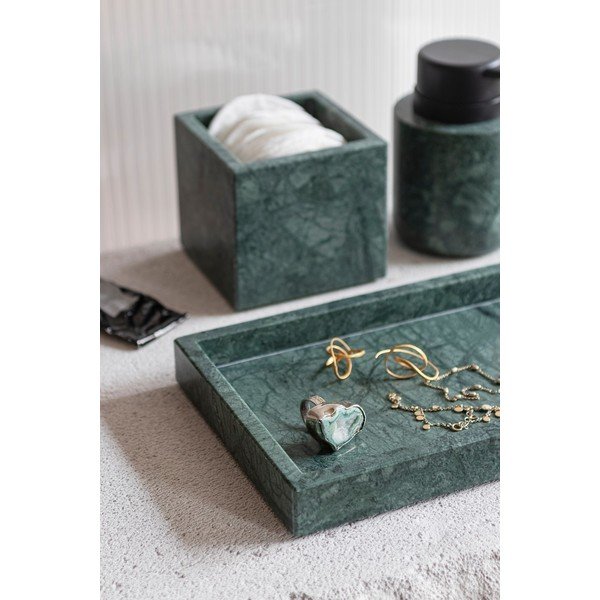 Vassoio decorativo in marmo 16x31 cm Marble – Mette Ditmer Denmark-image-1