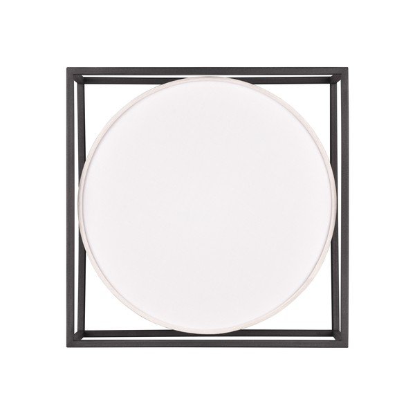 Lampada da soffitto nera opaca e beige 30x30 cm Ross - Trio-image-2