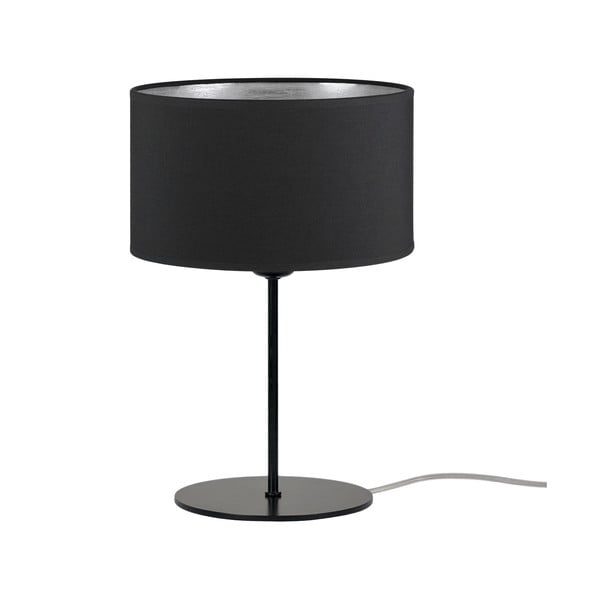Lampada da tavolo nero/argento (altezza 38 cm) Tres - Sotto Luce