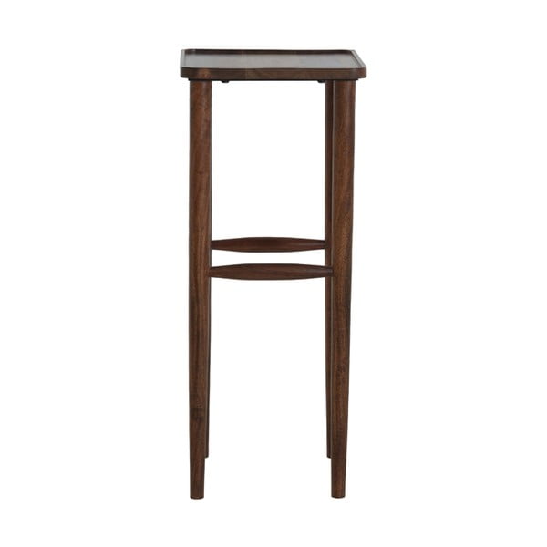 Tavolino in legno massiccio di acacia 42x42 cm Qiano - Light & Living-image-3