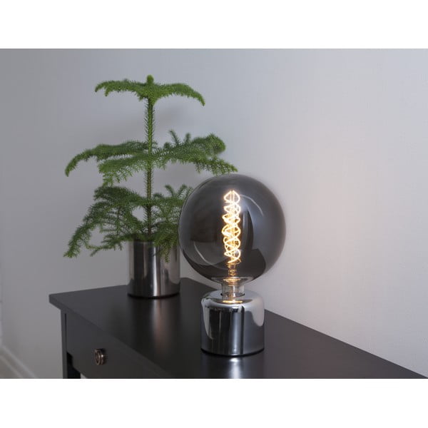 Supporto per lampada argentato 10 cm Glans – Star Trading-image-2