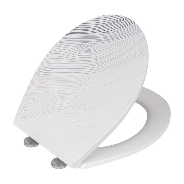 Sedile WC con chiusura Easy-Close (automatica) 38 x 44,5 cm Menin – Wenko-image-2