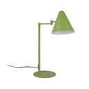 Lampada da tavolo verde con struttura flessibile (altezza totale 50,5 cm) Cosima – Trio