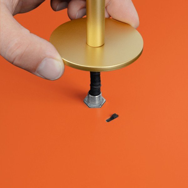 Lampadario LED arancione in metallo con paralume in metallo con intensità regolabile ø 31 cm Asteria Plus – UMAGE-image-4