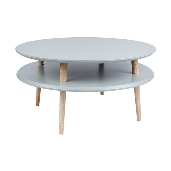 Tavolino grigio scuro UFO, Ø 70 cm Ufo - Ragaba