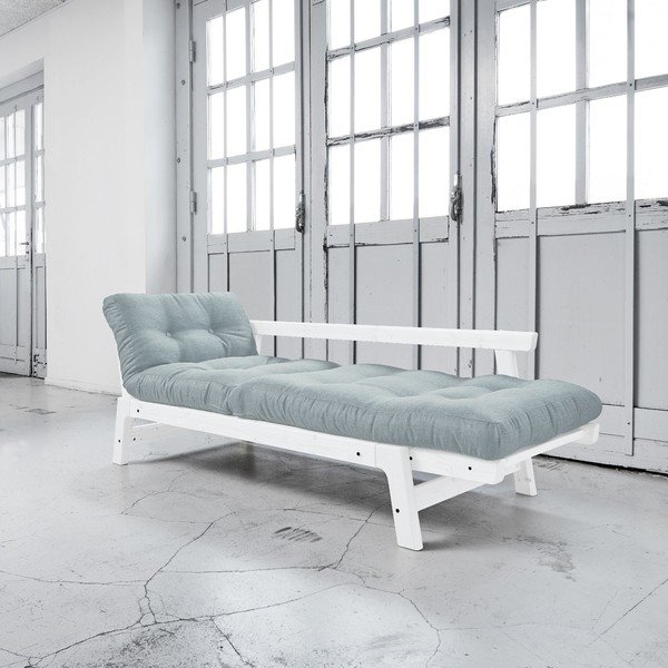 Rozkládací pohovka Karup Step White/Sky Blue-image-2