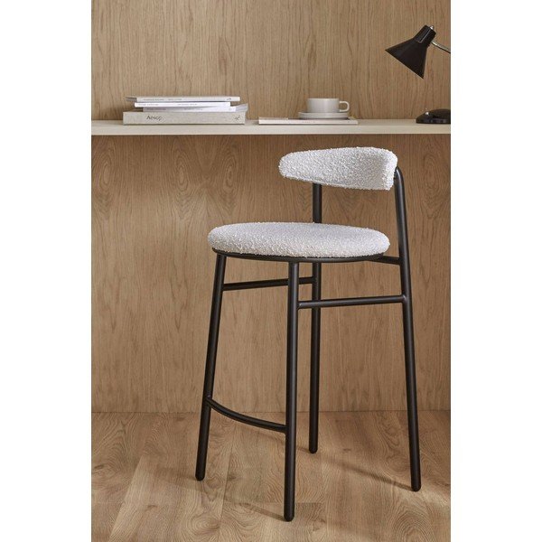 Sgabello da bar color crema imbottito (altezza della seduta 67 cm) Bloggny – Ellos Home-image-1
