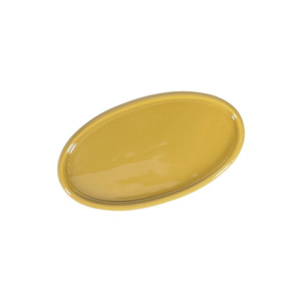 Piatto da portata giallo in gres Billie – ONA-image-1