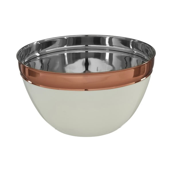 Ciotola in acciaio inox in rame e beige ø 26 cm Prescott - Premier Housewares-image-2