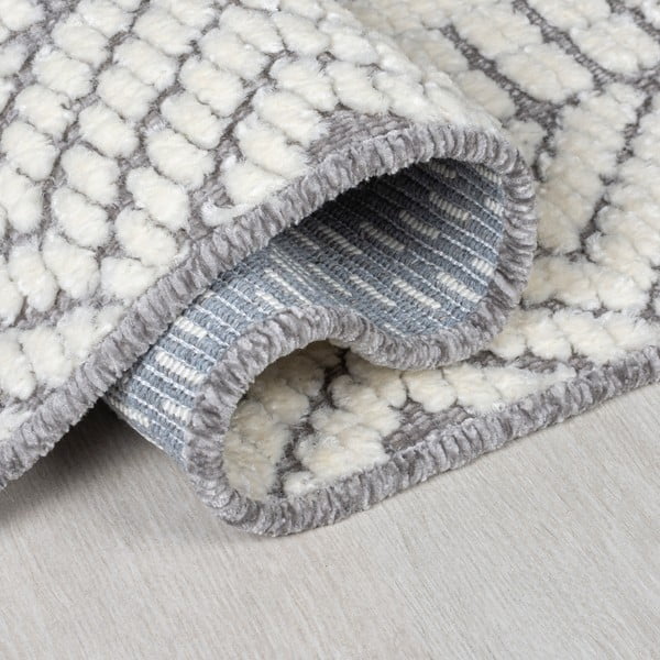 Tappeto lavabile grigio 60x218 cm Verve Jaipur - Flair Rugs-image-3