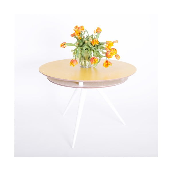 Tavolo da pranzo giallo Triad - Ragaba-image-2