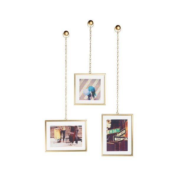 Cornici in metallo in set da 3 pezzi Fotochain - Umbra