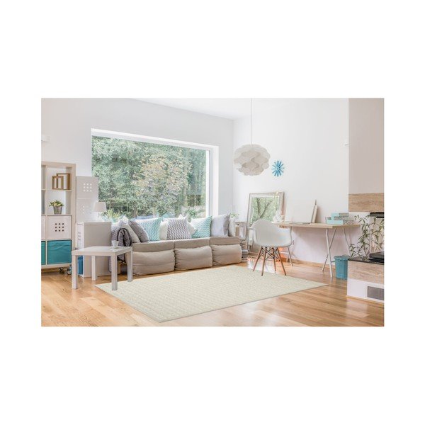 Tappeto da esterno beige , 155 x 230 cm Stuoia - Floorita-image-3