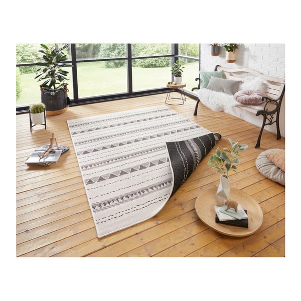 Tappeto da esterno nero e crema , 160 x 230 cm Bahamas - NORTHRUGS-image-4