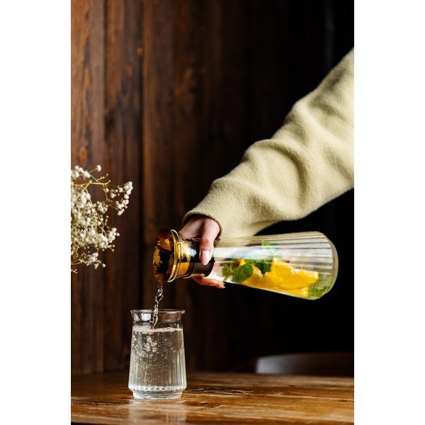 Caraffa in vetro 900 ml Mia – Vialli Design-image-3
