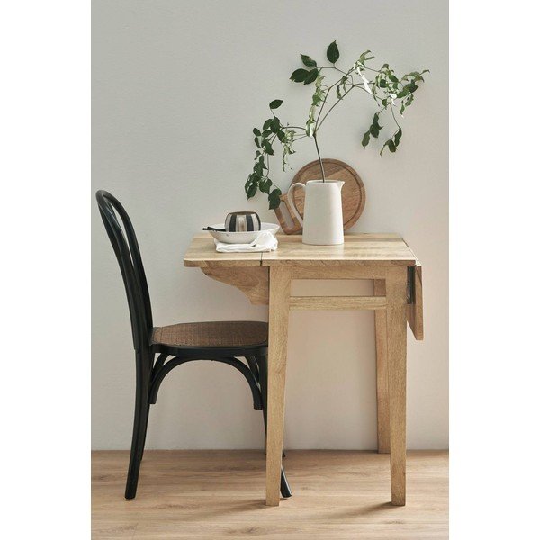 Tavolo da pranzo in mango massiccio allungabile con estensione 43,5x60 cm Derri – Ellos Home-image-2