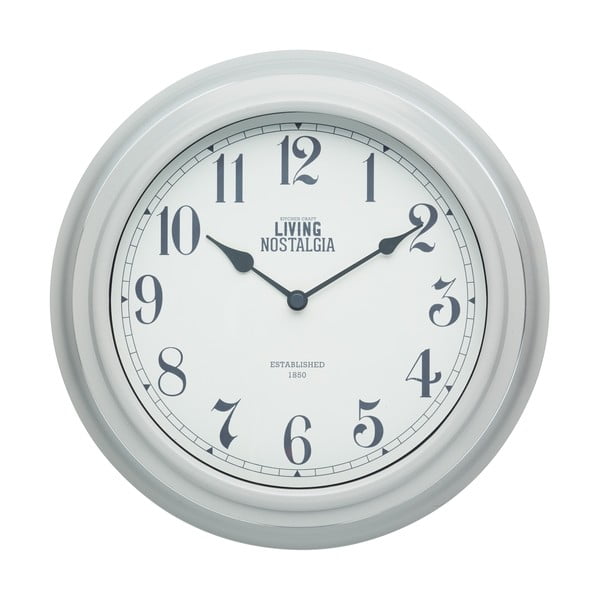 Orologio da parete grigio, ⌀ 25,5 cm Living Nostalgia - Kitchen Craft