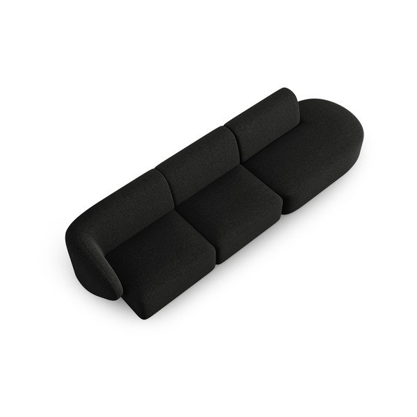 Divano nero 302 cm Shane - Micadoni Home-image-3