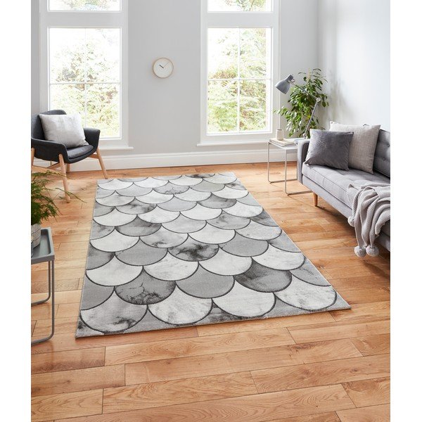 Tappeto grigio/argento 170x120 cm Craft - Think Rugs-image-1