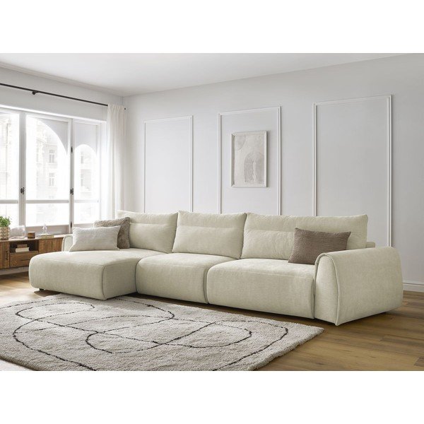 Divano angolare beige Aden – Bobochic Paris-image-1