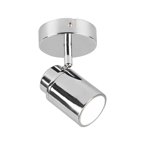 Faretto in metallo in argento lucido 10x9 cm Angelo - Trio-image-4