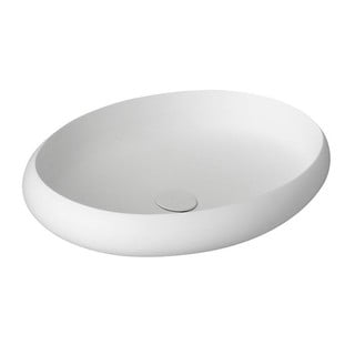 Lavabo ovale bianco , 60 x 40 cm Thin - Sapho