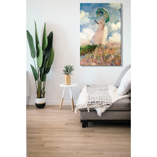 Riproduzione pittorica 45x70 cm Claude Monet - Woman with sunshade - Fedkolor-image-1