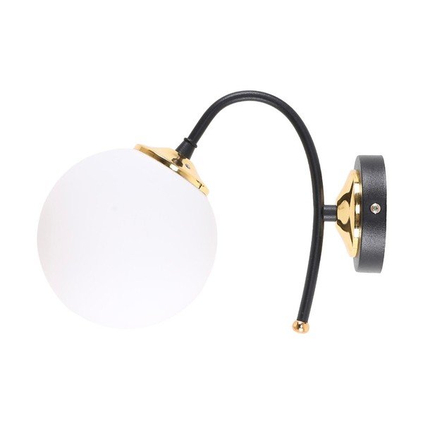 Lampada da parete bianca e nera ø 15 cm Yoyo - Squid Lighting