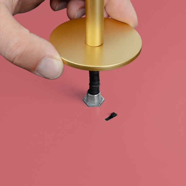 Lampadario LED rosa in metallo con paralume in metallo con intensità regolabile ø 31 cm Asteria Plus – UMAGE-image-1