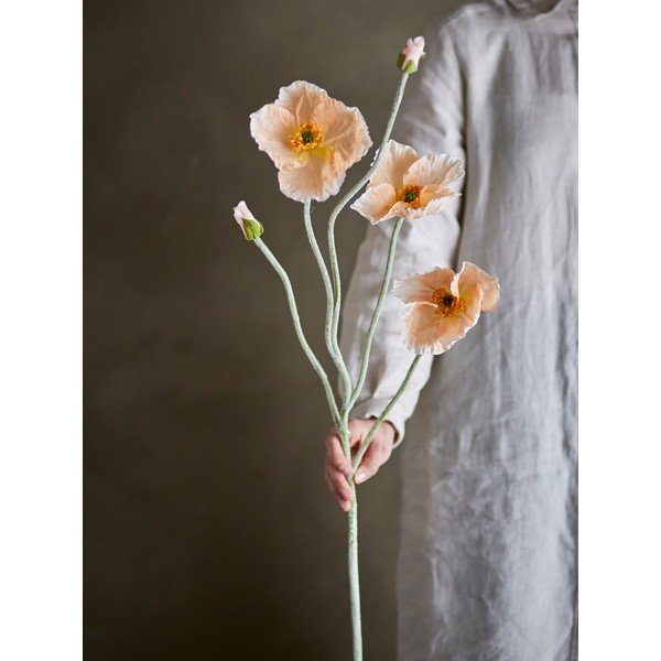 Fiore artificiale (altezza totale 110 cm) Poppy – Bloomingville-image-1