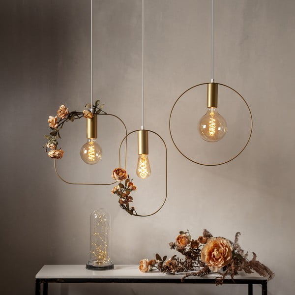 Lampadario dorato Shape – Star Trading-image-1