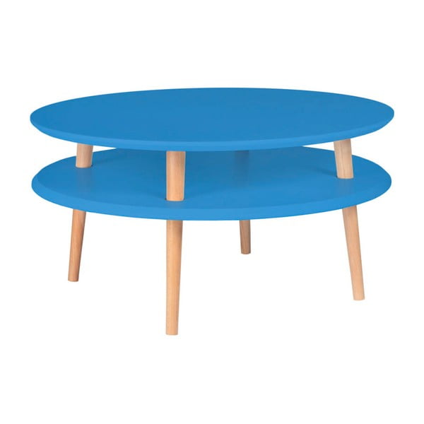 Tavolino blu Ufo, ⌀ 70 cm - Ragaba