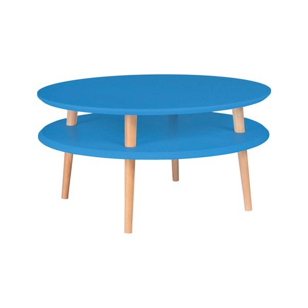 Tavolino blu Ufo, ⌀ 70 cm - Ragaba