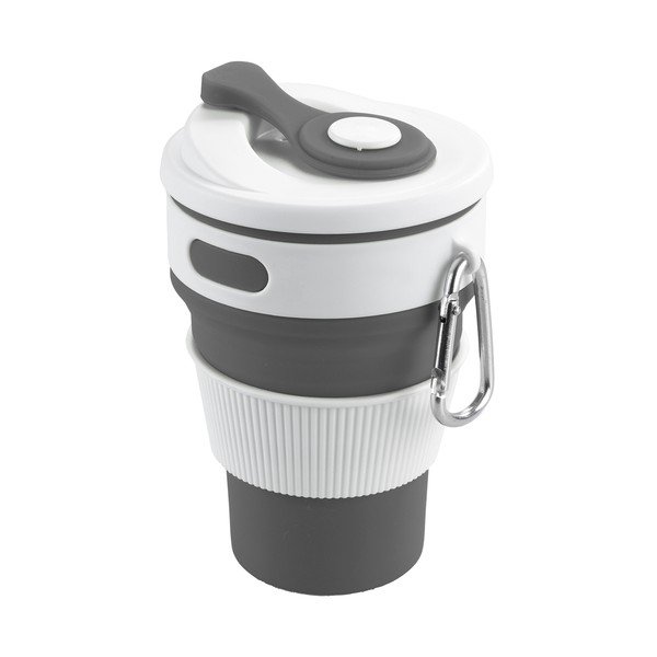 Tazza da viaggio bianco-grigio 0,35 l - Maximex-image-2